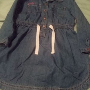 Girls blue jean dress